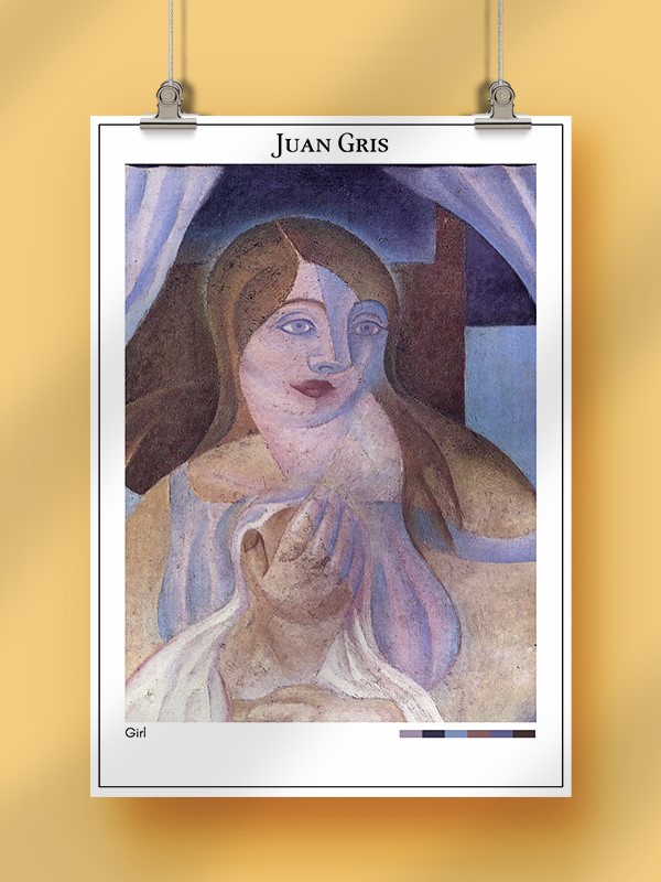 Juan Gris Girl Poster