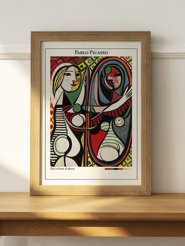 Pablo Picasso Girl in Front of Mirror Poster - En İyi Fiyatlarla