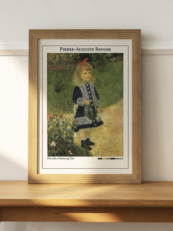 Pierre-Auguste Renoir Girl with a Watering Can Poster - En İyi Fiyatlarla
