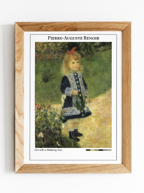 Pierre-Auguste Renoir Girl with a Watering Can Poster