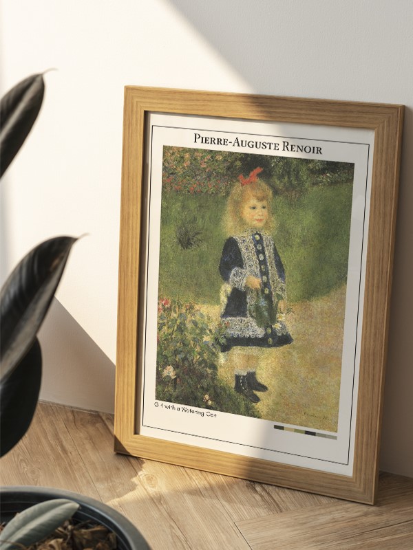 Pierre-Auguste Renoir Girl with a Watering Can Poster