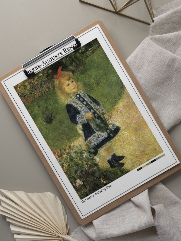 Pierre-Auguste Renoir Girl with a Watering Can Poster