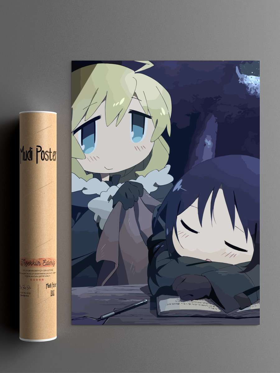 Girls Last Tour Anime Poster Çerçevesiz Yüksek Kalite Anime Duvar Poster