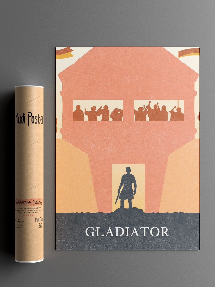 Gladiator Poster, Çerçevesiz Tv Film Poster