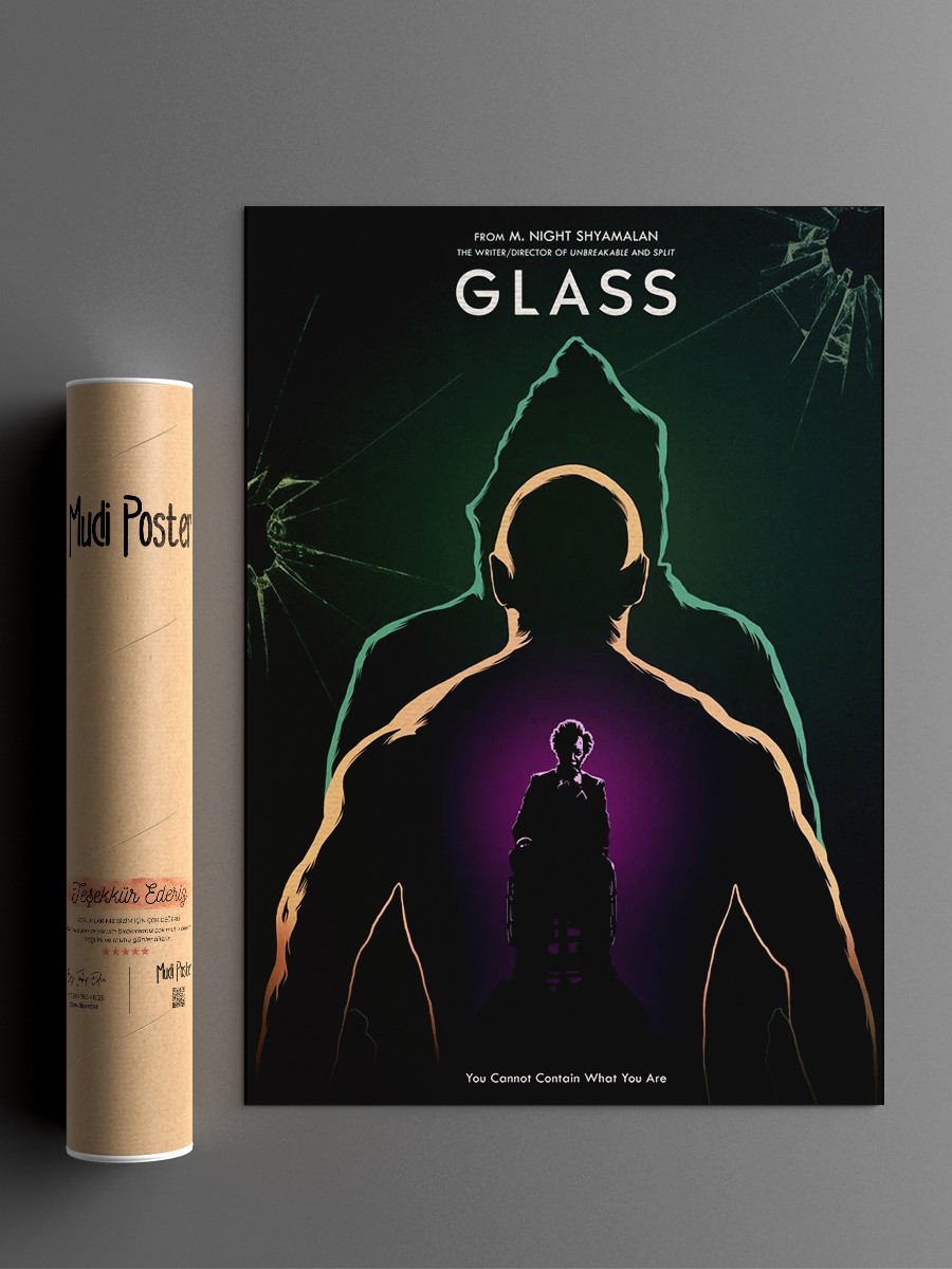 Glass movie Poster, Çerçevesiz Tv Film Poster