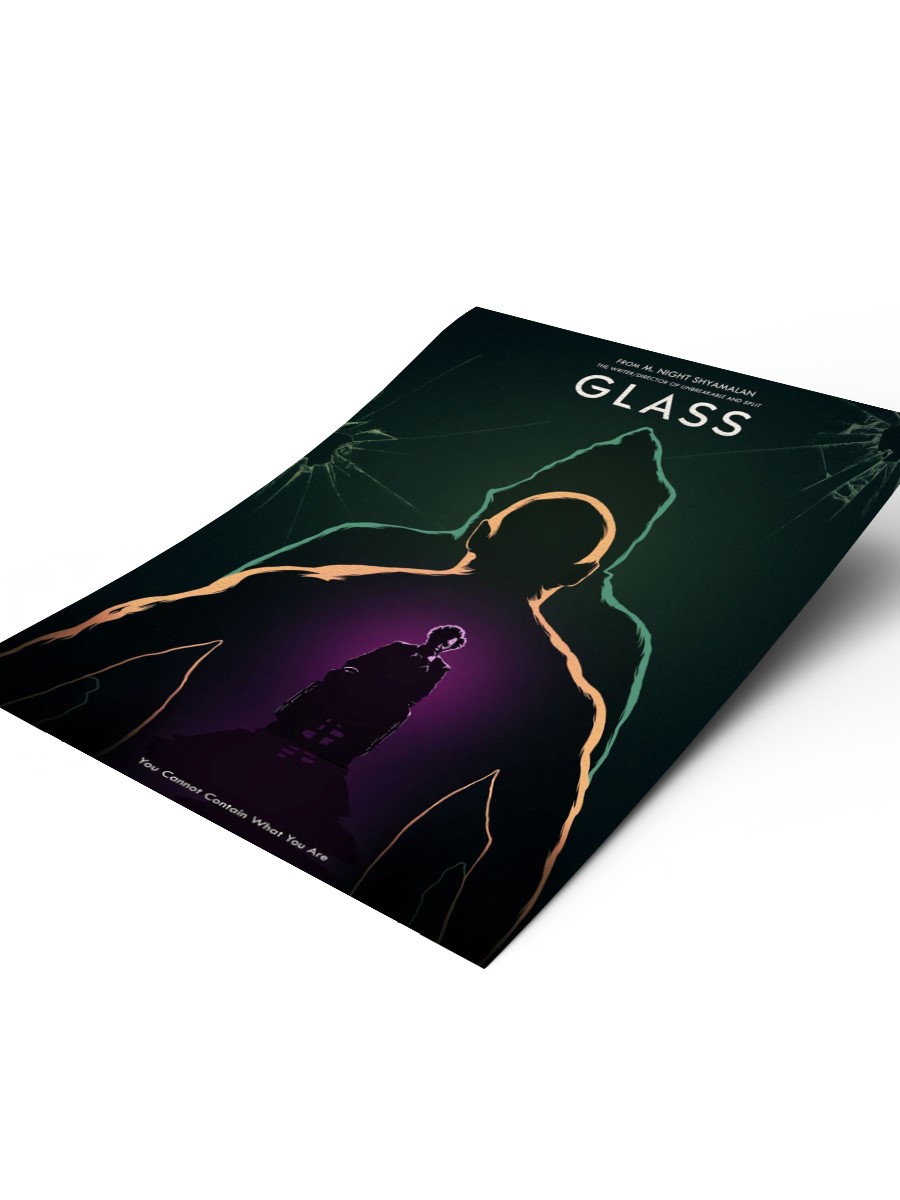 Glass movie Poster, Çerçevesiz Tv Film Poster