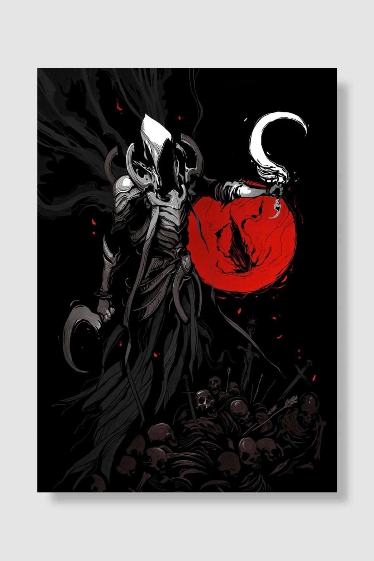 Death Oyun Poster Çerçevesiz Yüksek Kalite Oyun Afiş Duvar Poster - En İyi Fiyatlarla