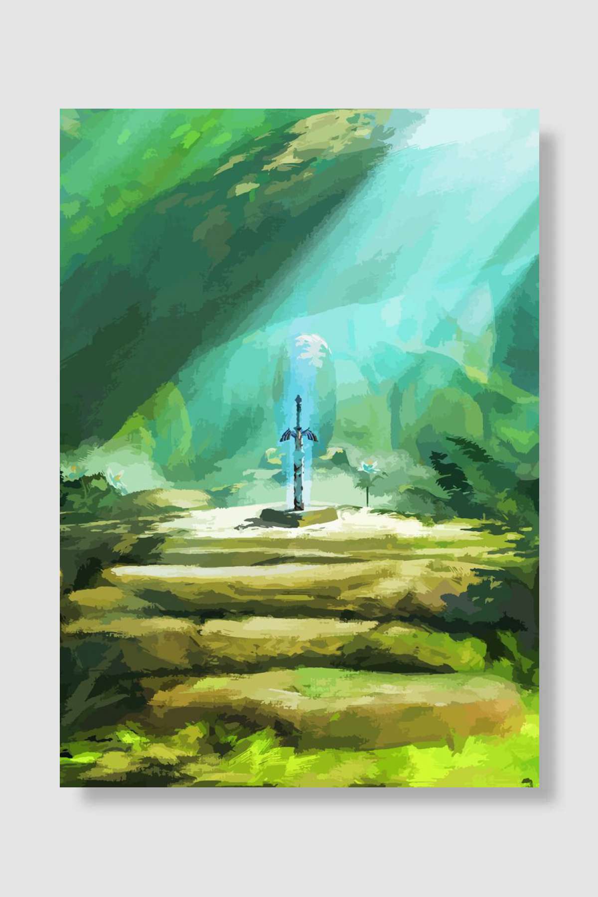 sword shield Oyun Poster Çerçevesiz Yüksek Kalite Oyun Afiş Duvar Poster - En İyi Fiyatlarla