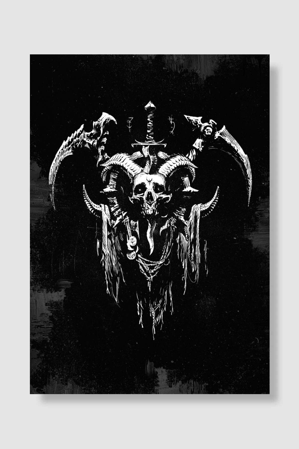 Necromancer's Sigil Oyun Poster Çerçevesiz Yüksek Kalite Oyun Afiş Duvar Poster - En İyi Fiyatlarla