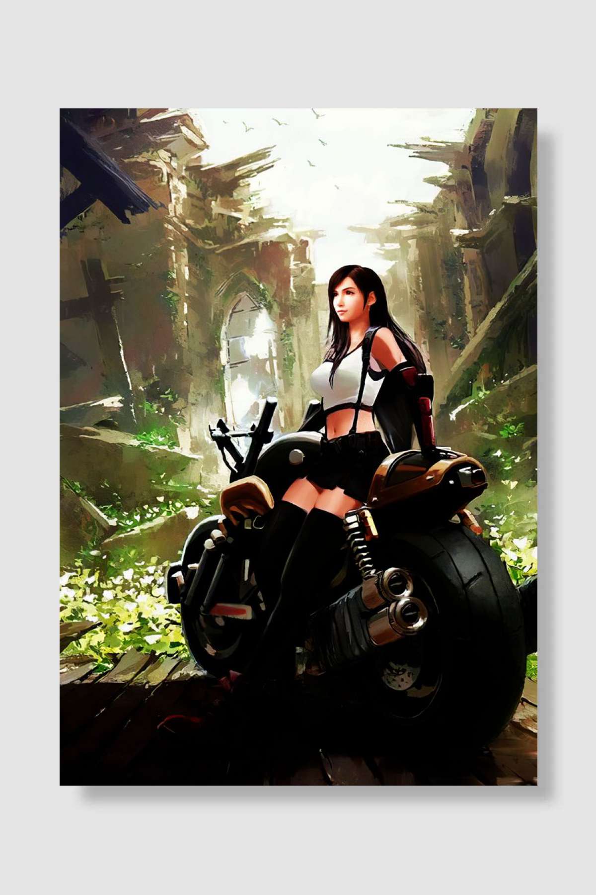 TIFA LOCKHART Oyun Poster Çerçevesiz Yüksek Kalite Oyun Afiş Duvar Poster