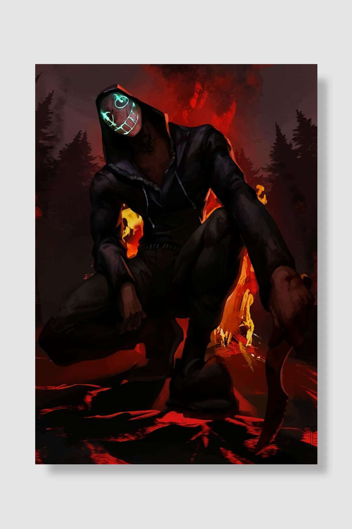 dead by daylight Oyun Poster Çerçevesiz Yüksek Kalite Oyun Afiş Duvar Poster - En İyi Fiyatlarla