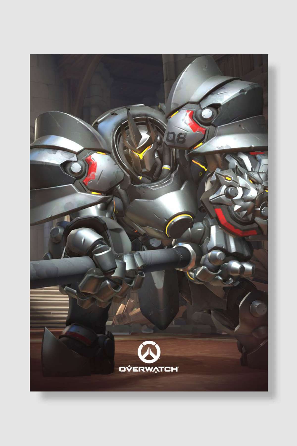 Reinhardt Oyun Poster Çerçevesiz Yüksek Kalite Oyun Afiş Duvar Poster