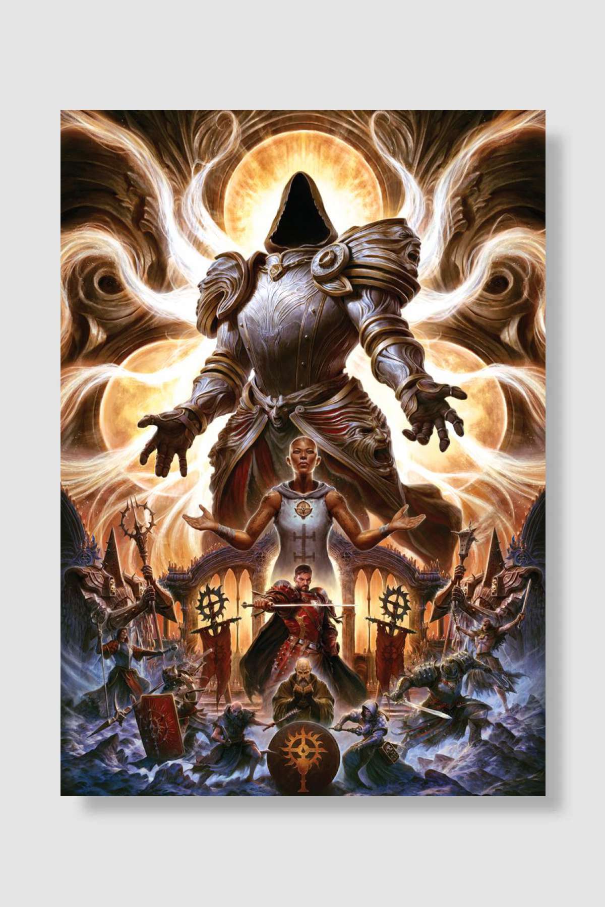 Faction Inarius Oyun Poster Çerçevesiz Yüksek Kalite Oyun Afiş Duvar Poster