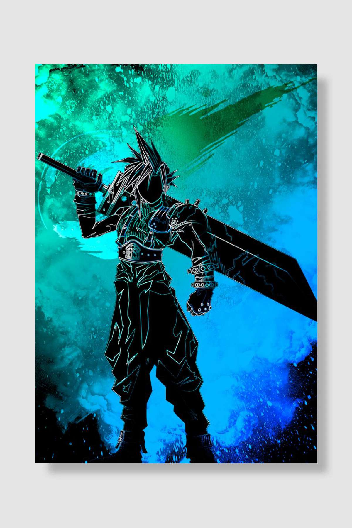 The Soul of Nibelheim Oyun Poster Çerçevesiz Yüksek Kalite Oyun Afiş Duvar Poster