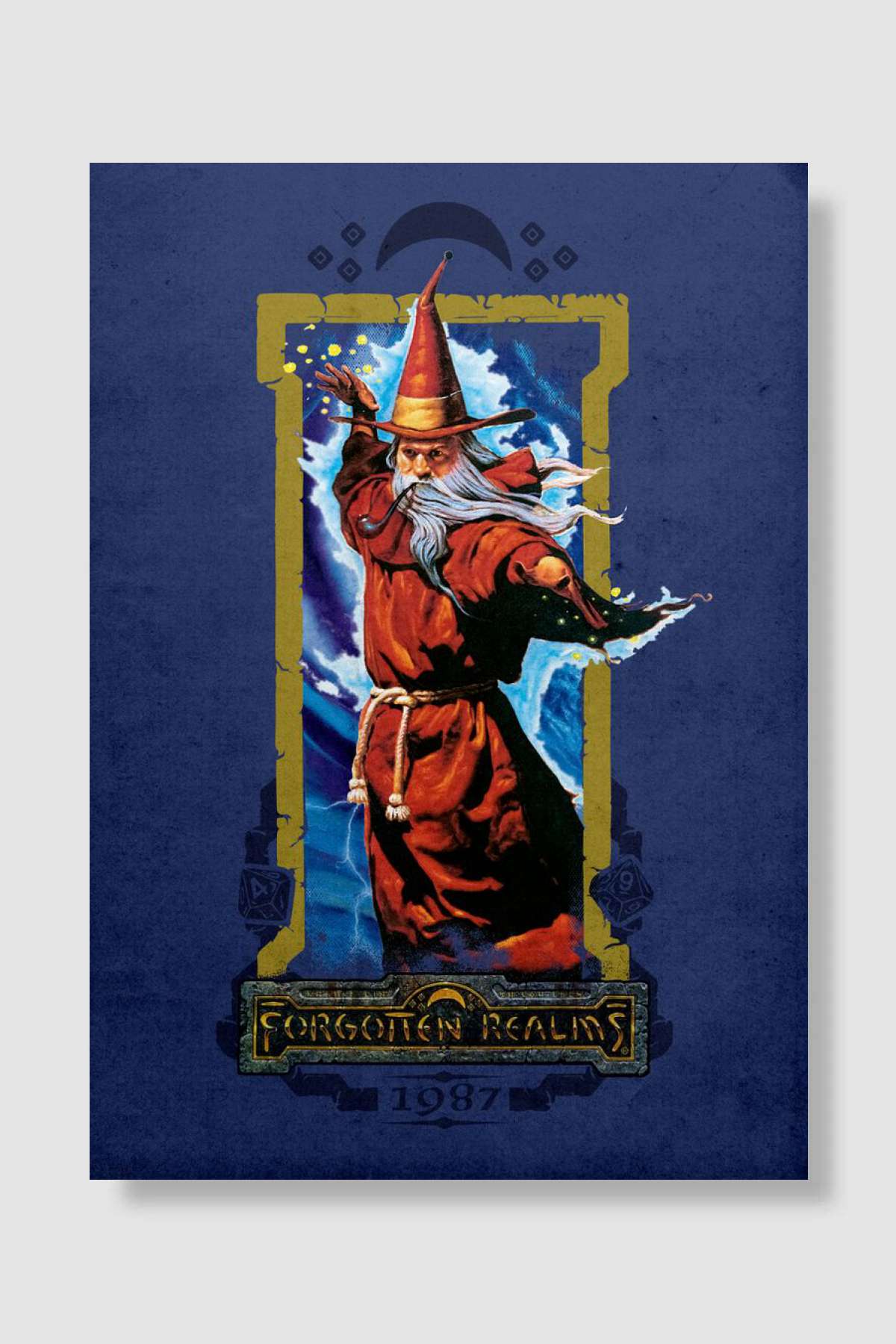 D&D Forgotten Realms Oyun Poster Çerçevesiz Yüksek Kalite Oyun Afiş Duvar Poster