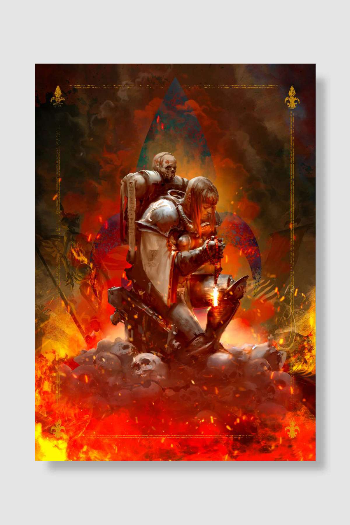 Ebon Chalice Battle Sister Oyun Poster Çerçevesiz Yüksek Kalite Oyun Afiş Duvar Poster - En İyi Fiyatlarla