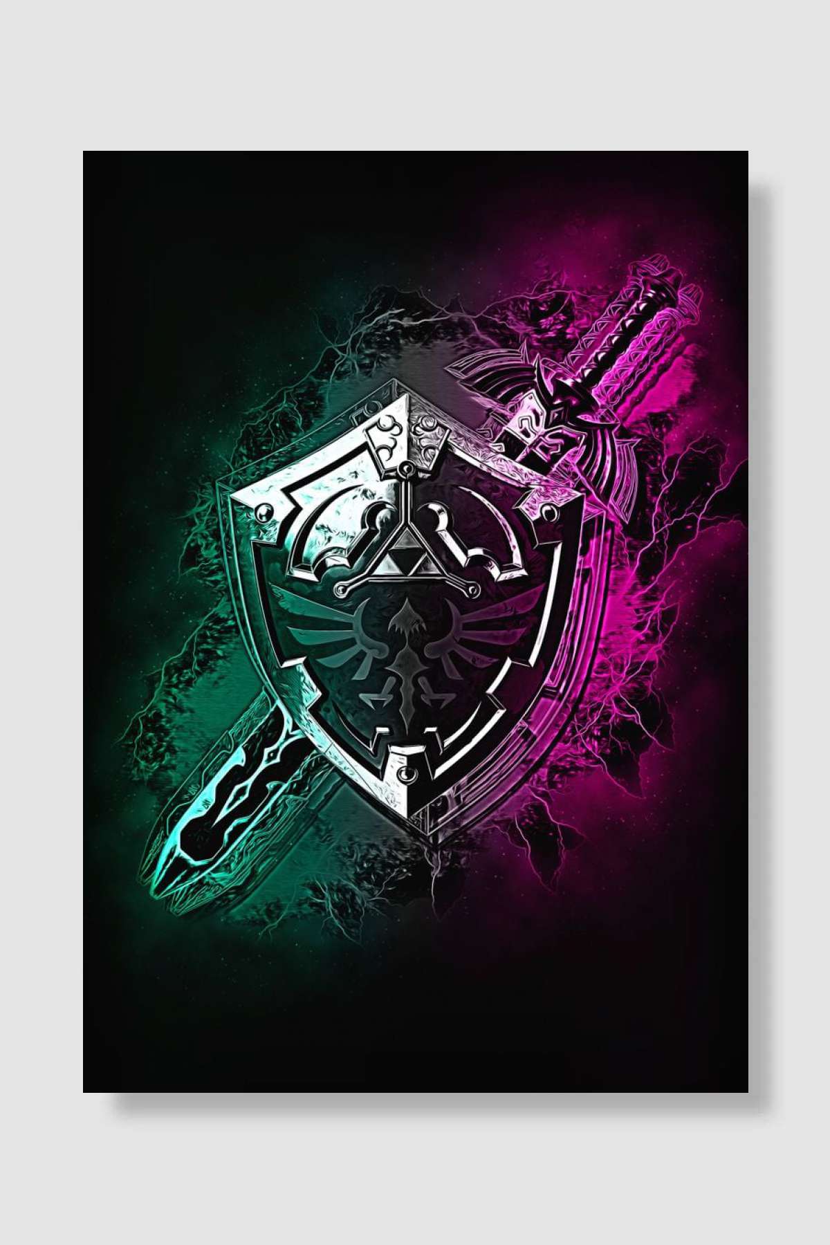 THE LEGEND OF ZELDA Oyun Poster Çerçevesiz Yüksek Kalite Oyun Afiş Duvar Poster