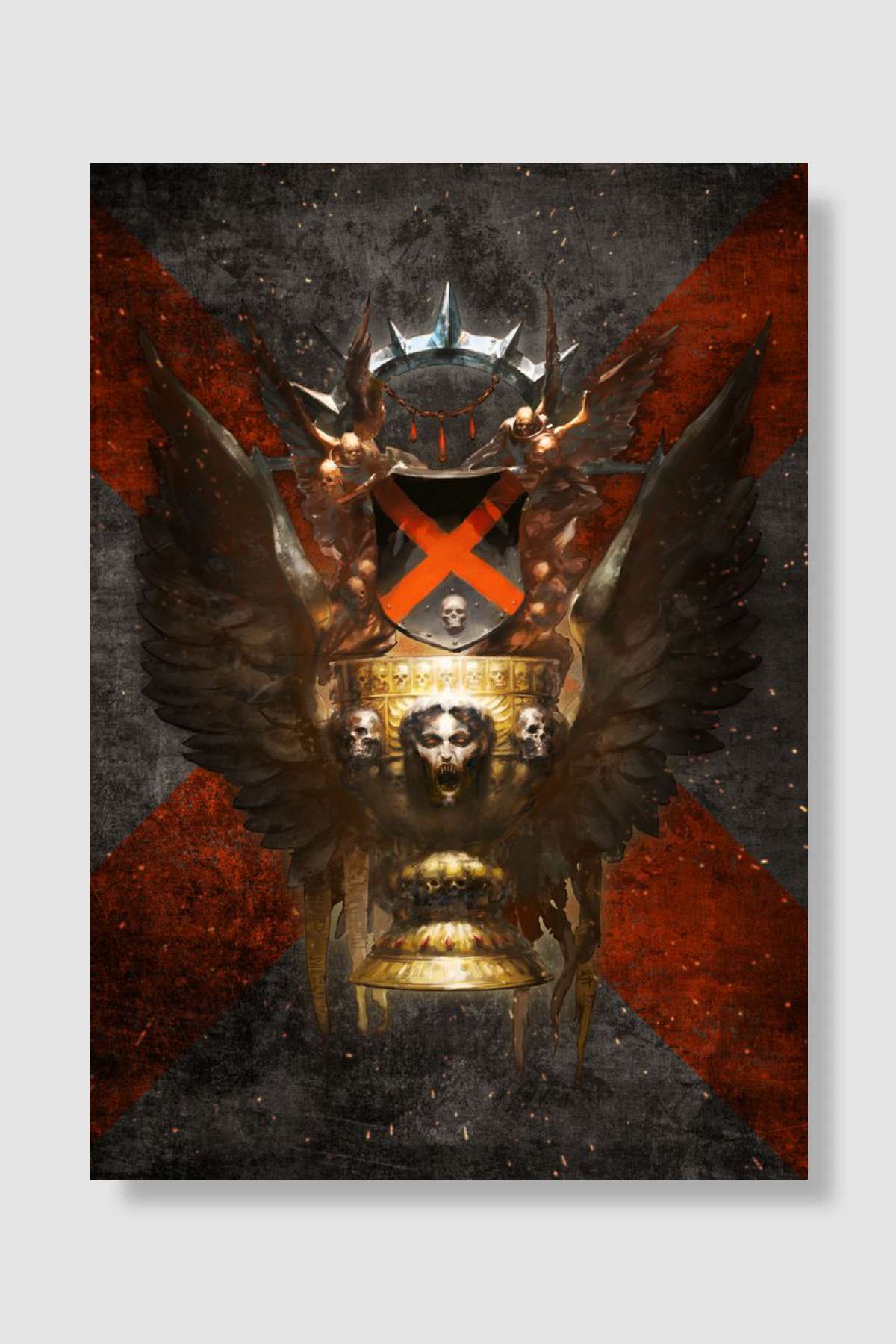 Death Company Oyun Poster Çerçevesiz Yüksek Kalite Oyun Afiş Duvar Poster