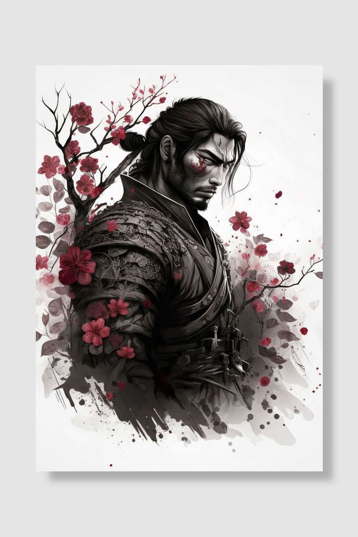 Samurai Oyun Poster Çerçevesiz Yüksek Kalite Oyun Afiş Duvar Poster - En İyi Fiyatlarla