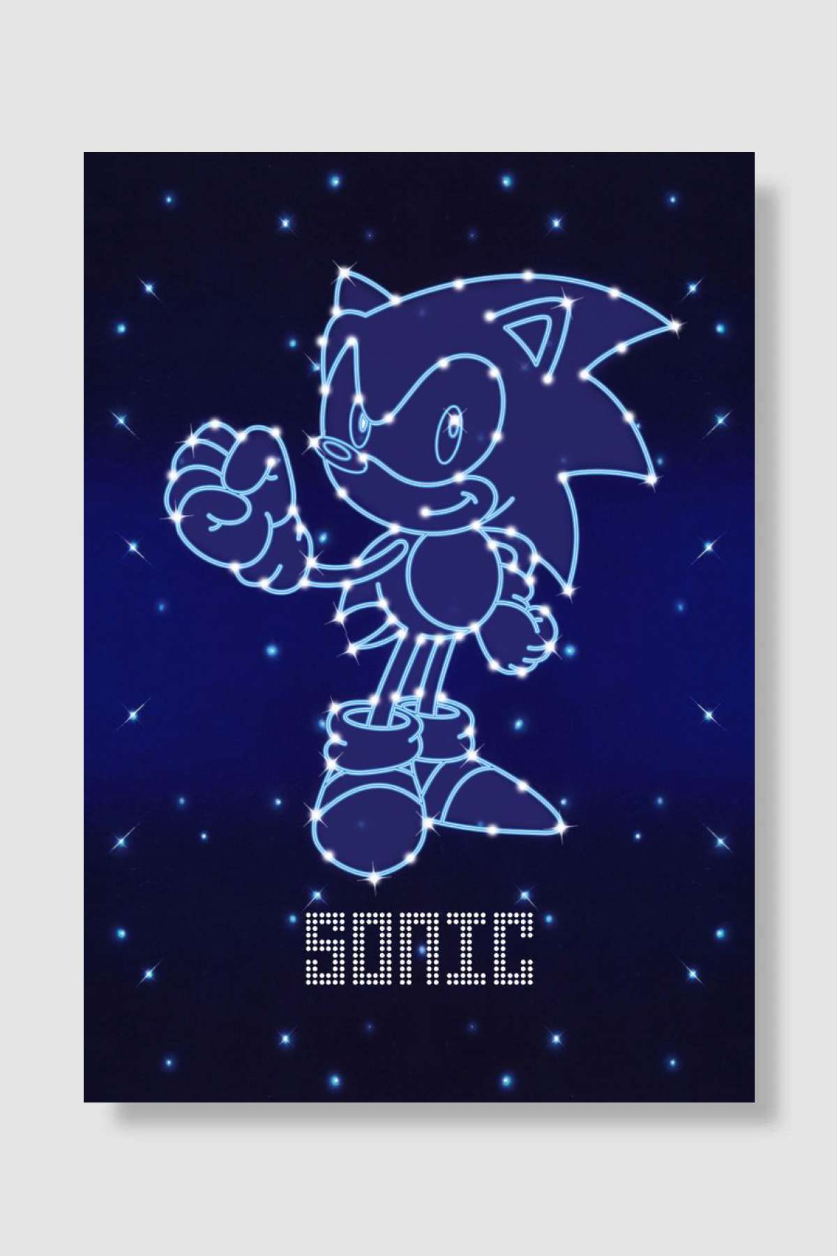 Sonic Oyun Poster Çerçevesiz Yüksek Kalite Oyun Afiş Duvar Poster - En İyi Fiyatlarla