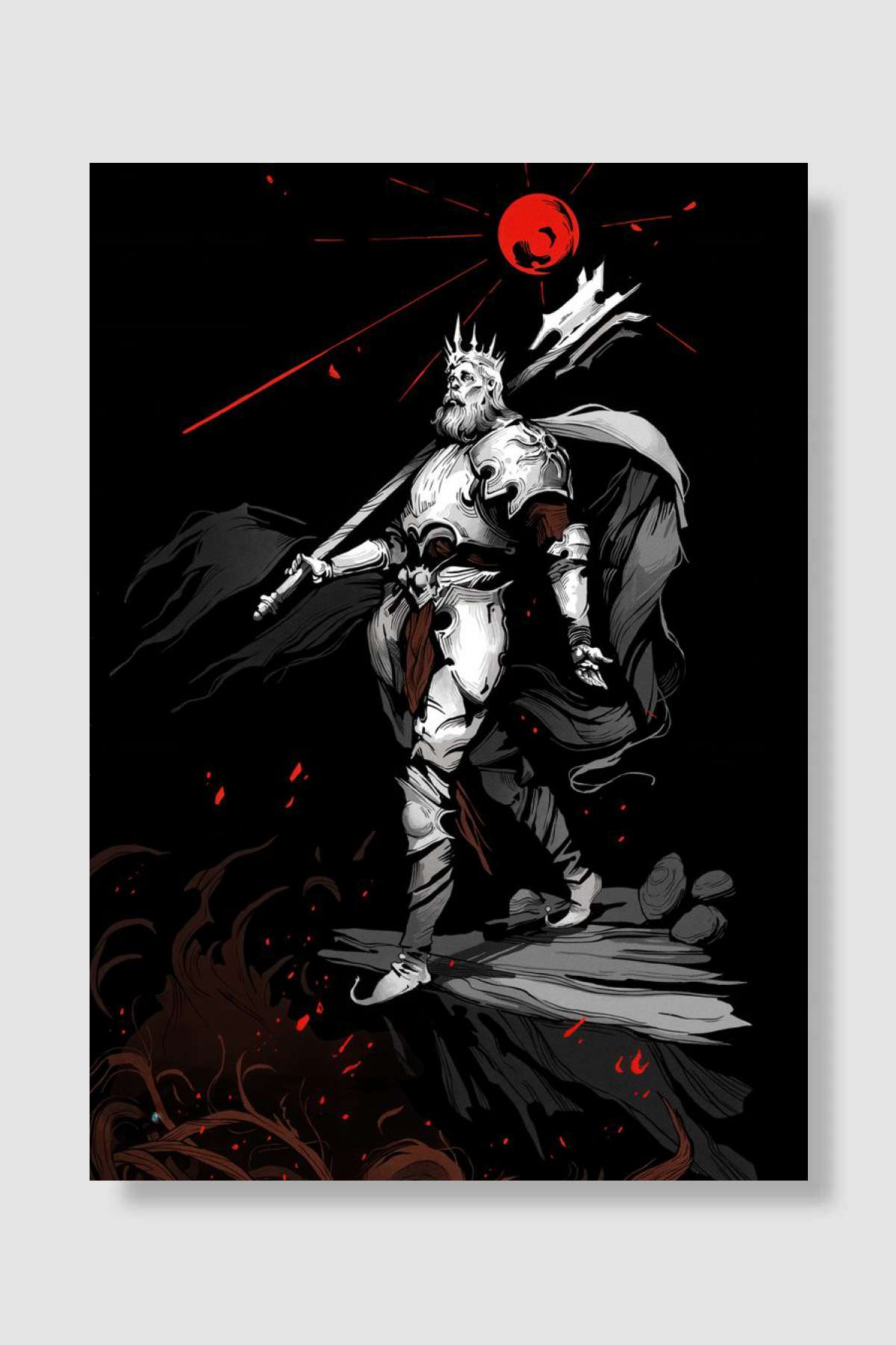 Fool Oyun Poster Çerçevesiz Yüksek Kalite Oyun Afiş Duvar Poster