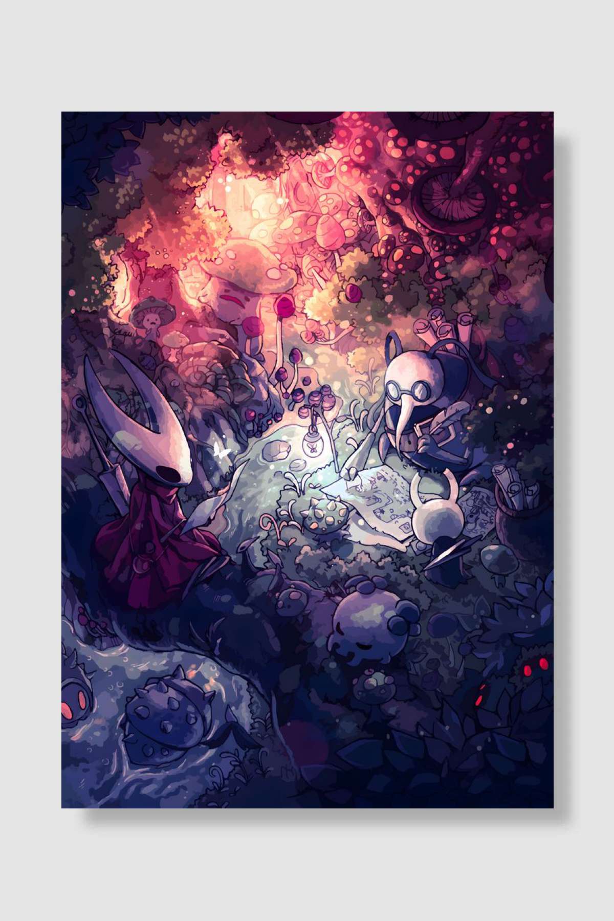 hollow knight Oyun Poster Çerçevesiz Yüksek Kalite Oyun Afiş Duvar Poster
