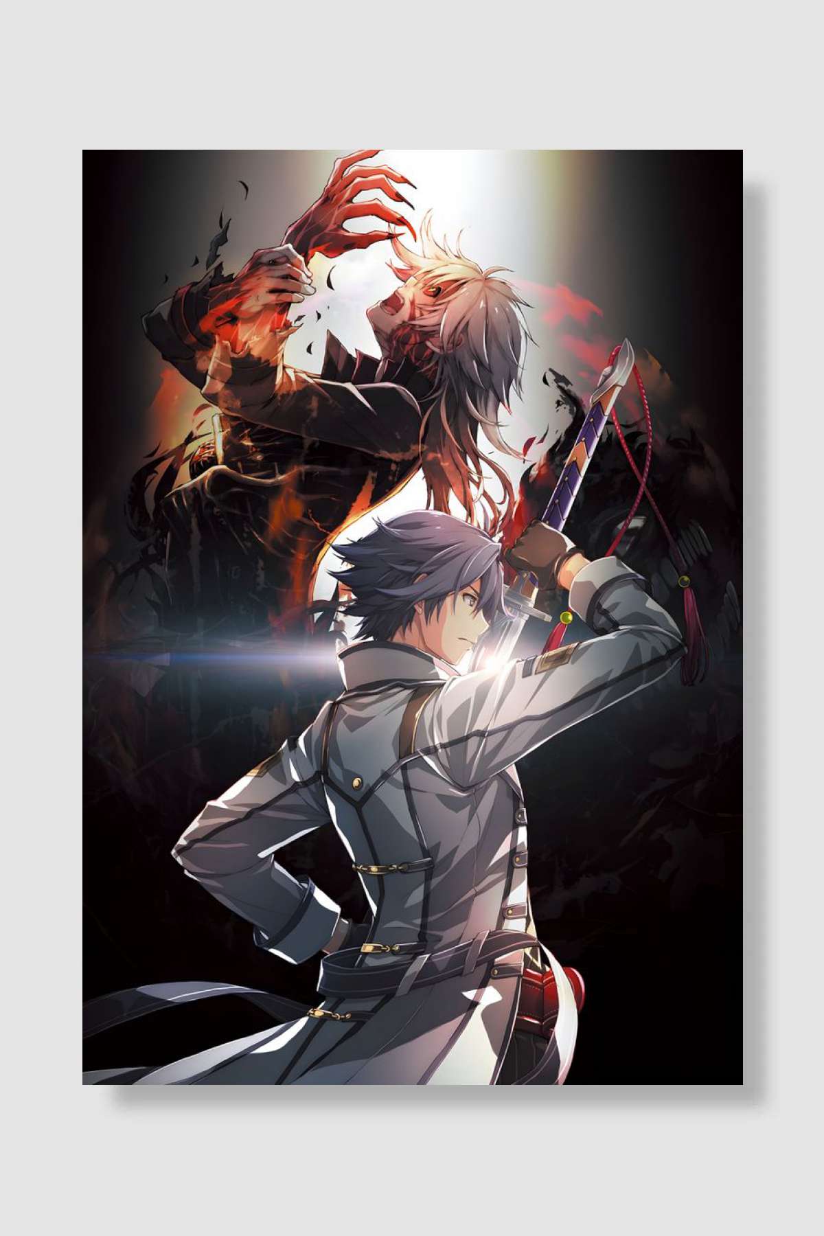 The Legend of Heroes Oyun Poster Çerçevesiz Yüksek Kalite Oyun Afiş Duvar Poster