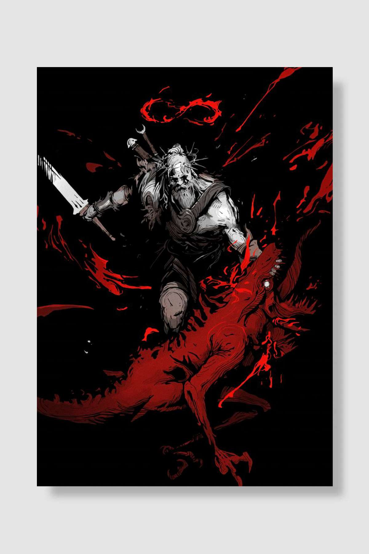 Strength Oyun Poster Çerçevesiz Yüksek Kalite Oyun Afiş Duvar Poster