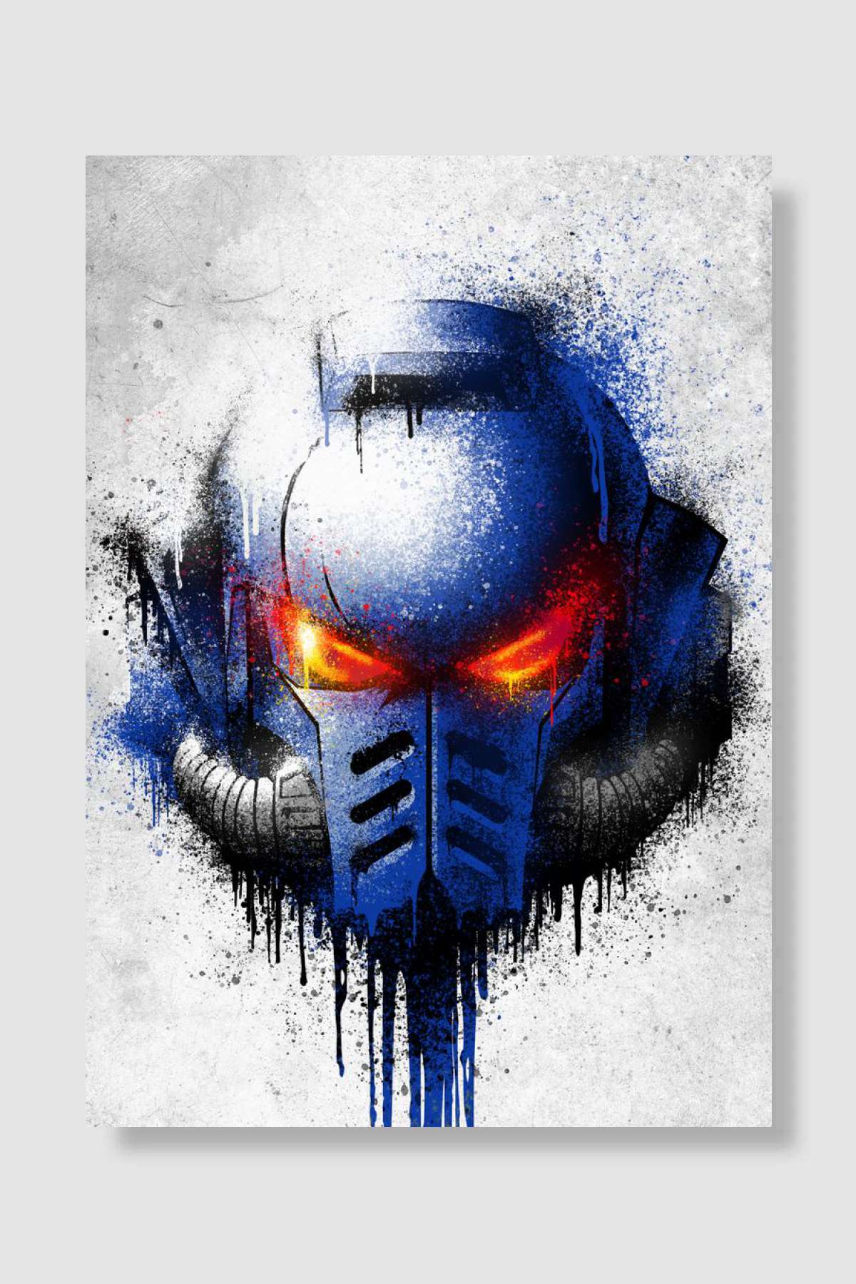Ultramarines Graffiti Oyun Poster Çerçevesiz Yüksek Kalite Oyun Afiş Duvar Poster