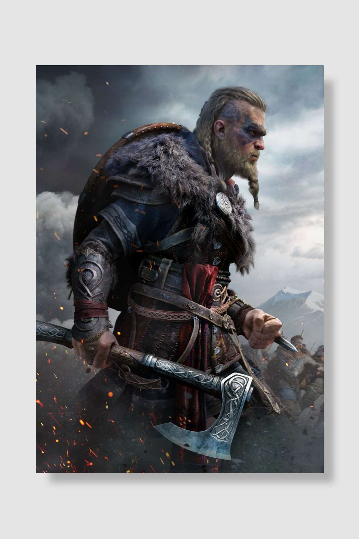Key Art Valhalla Oyun Poster Çerçevesiz Yüksek Kalite Oyun Afiş Duvar Poster - En İyi Fiyatlarla