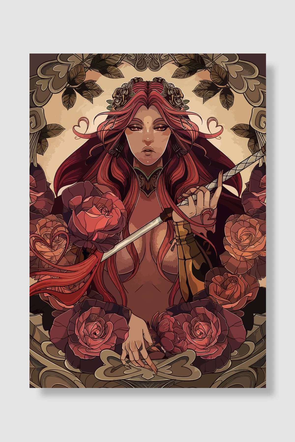 hades Oyun Poster Çerçevesiz Yüksek Kalite Oyun Afiş Duvar Poster