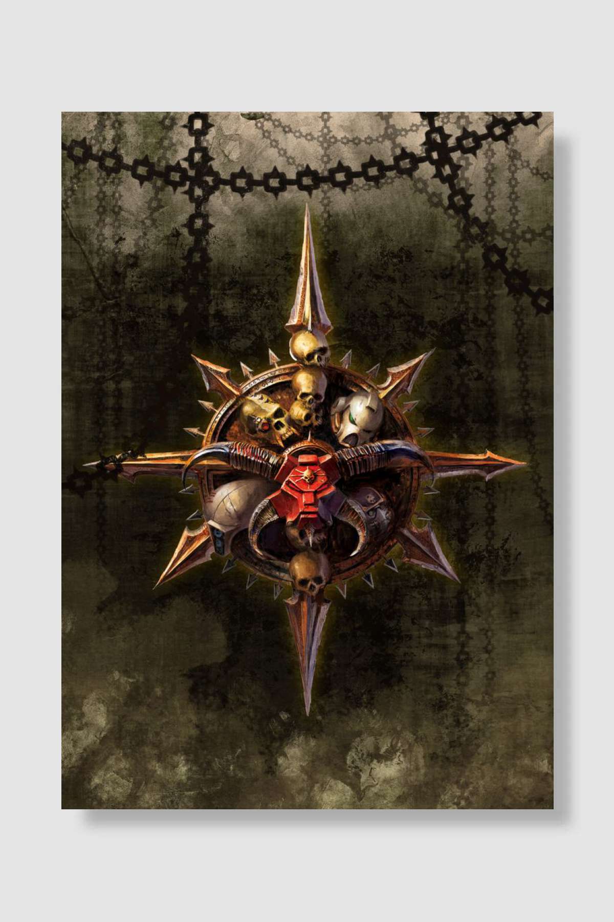 Chaos Space Marines Oyun Poster Çerçevesiz Yüksek Kalite Oyun Afiş Duvar Poster