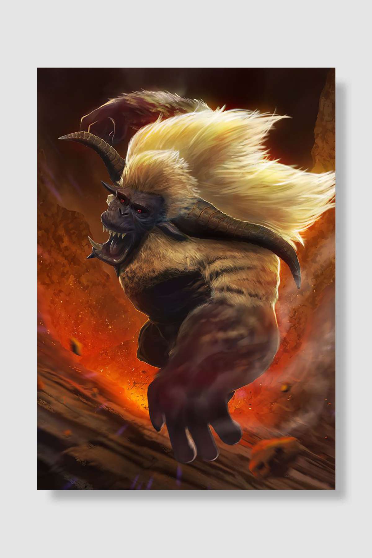 Monster Hunter World Game Oyun Poster Çerçevesiz Yüksek Kalite Oyun Afiş Duvar Poster