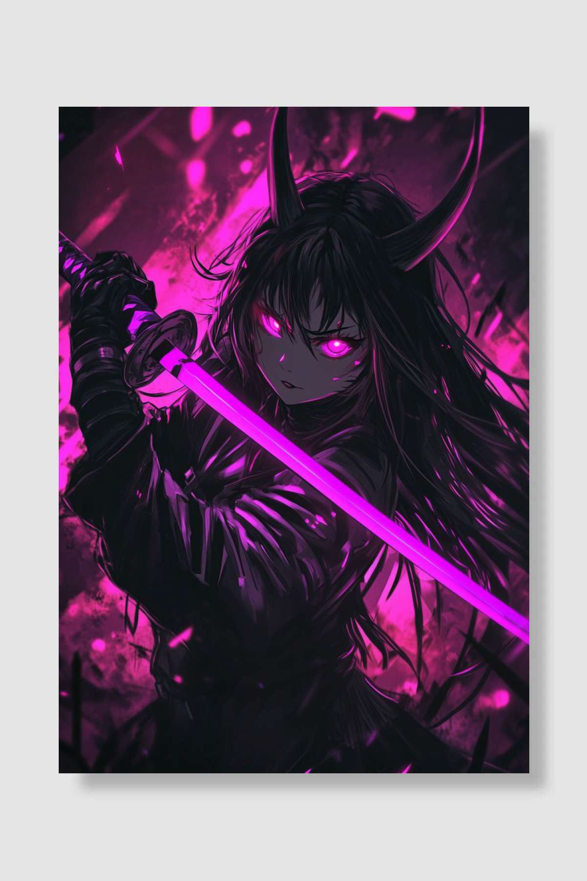 cybergirl Oyun Poster Çerçevesiz Yüksek Kalite Oyun Afiş Duvar Poster