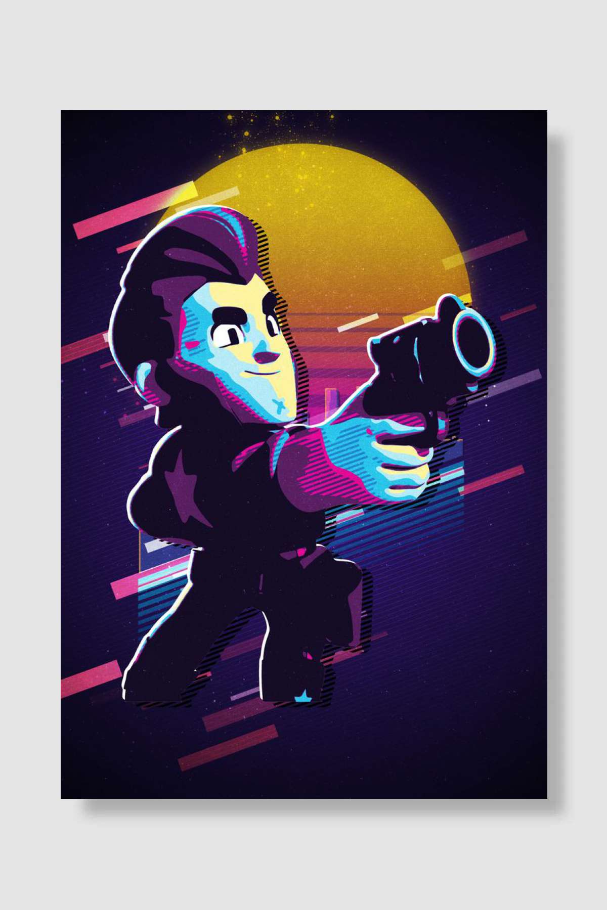 MOBA Multiplayer Online B Oyun Poster Çerçevesiz Yüksek Kalite Oyun Afiş Duvar Poster