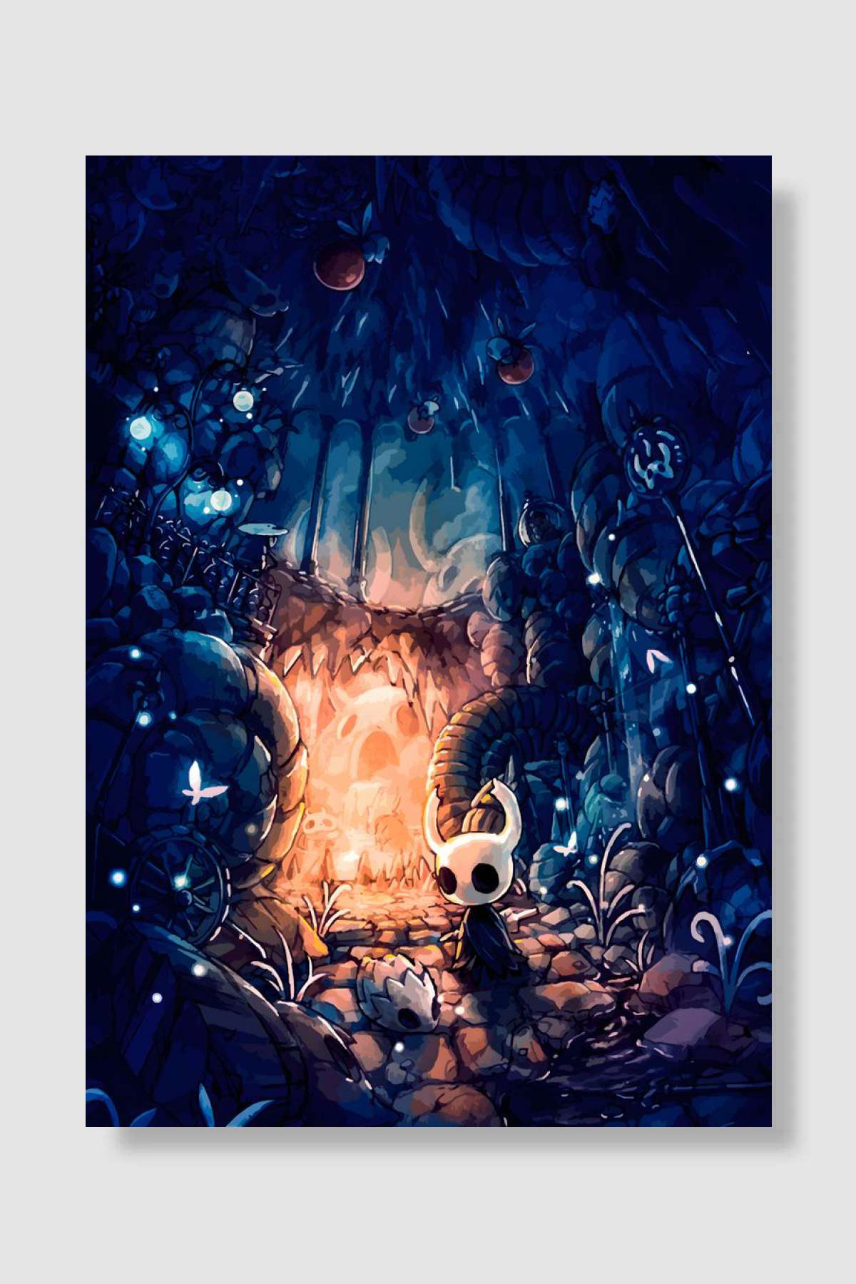 video game hollow knight Oyun Poster Çerçevesiz Yüksek Kalite Oyun Afiş Duvar Poster - En İyi Fiyatlarla