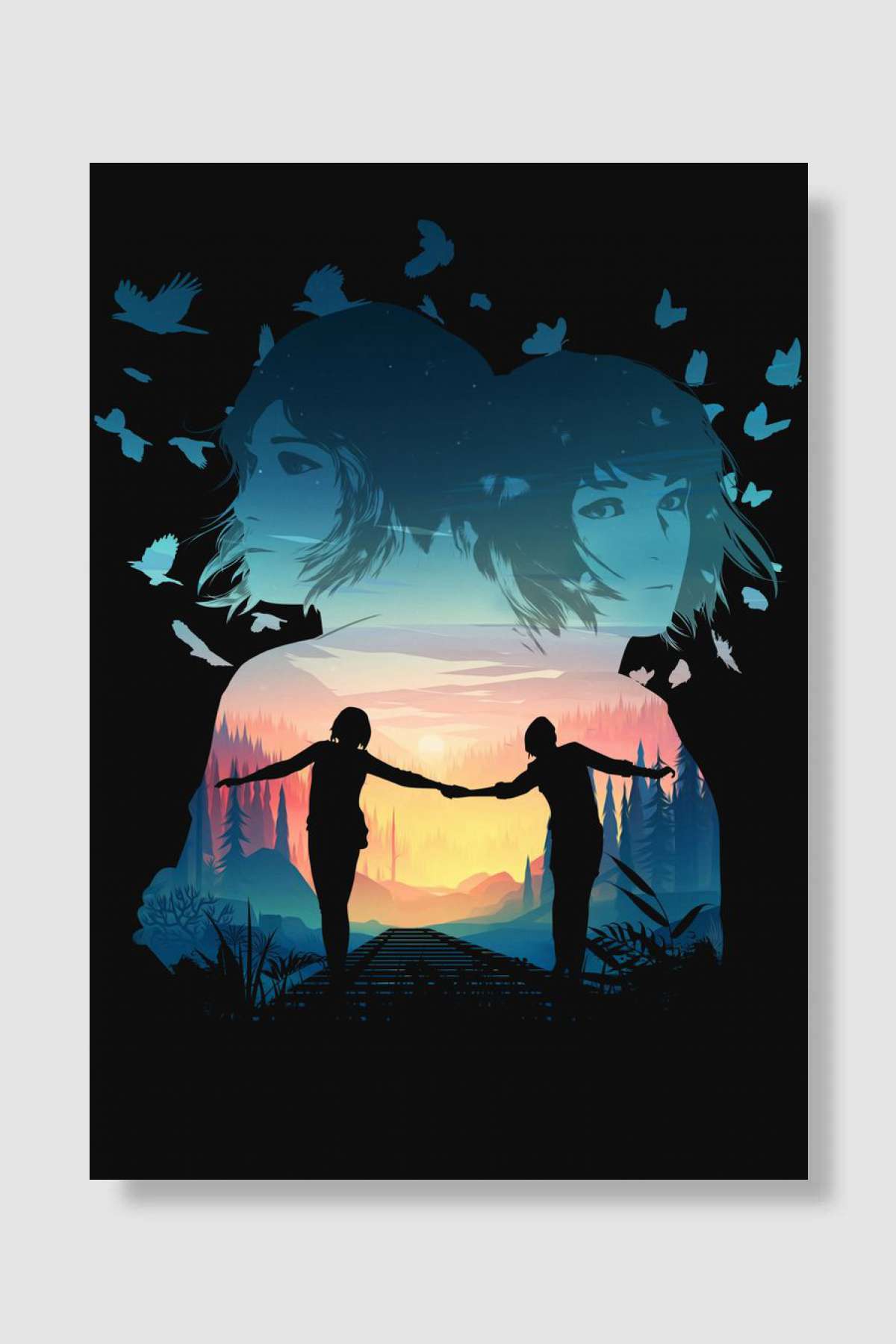 Life is strange poster Oyun Poster Çerçevesiz Yüksek Kalite Oyun Afiş Duvar Poster