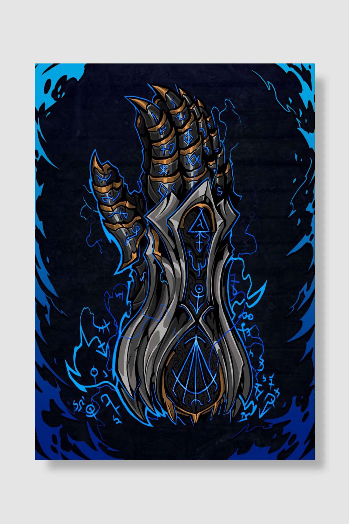 Settlers Gauntlet Oyun Poster Çerçevesiz Yüksek Kalite Oyun Afiş Duvar Poster