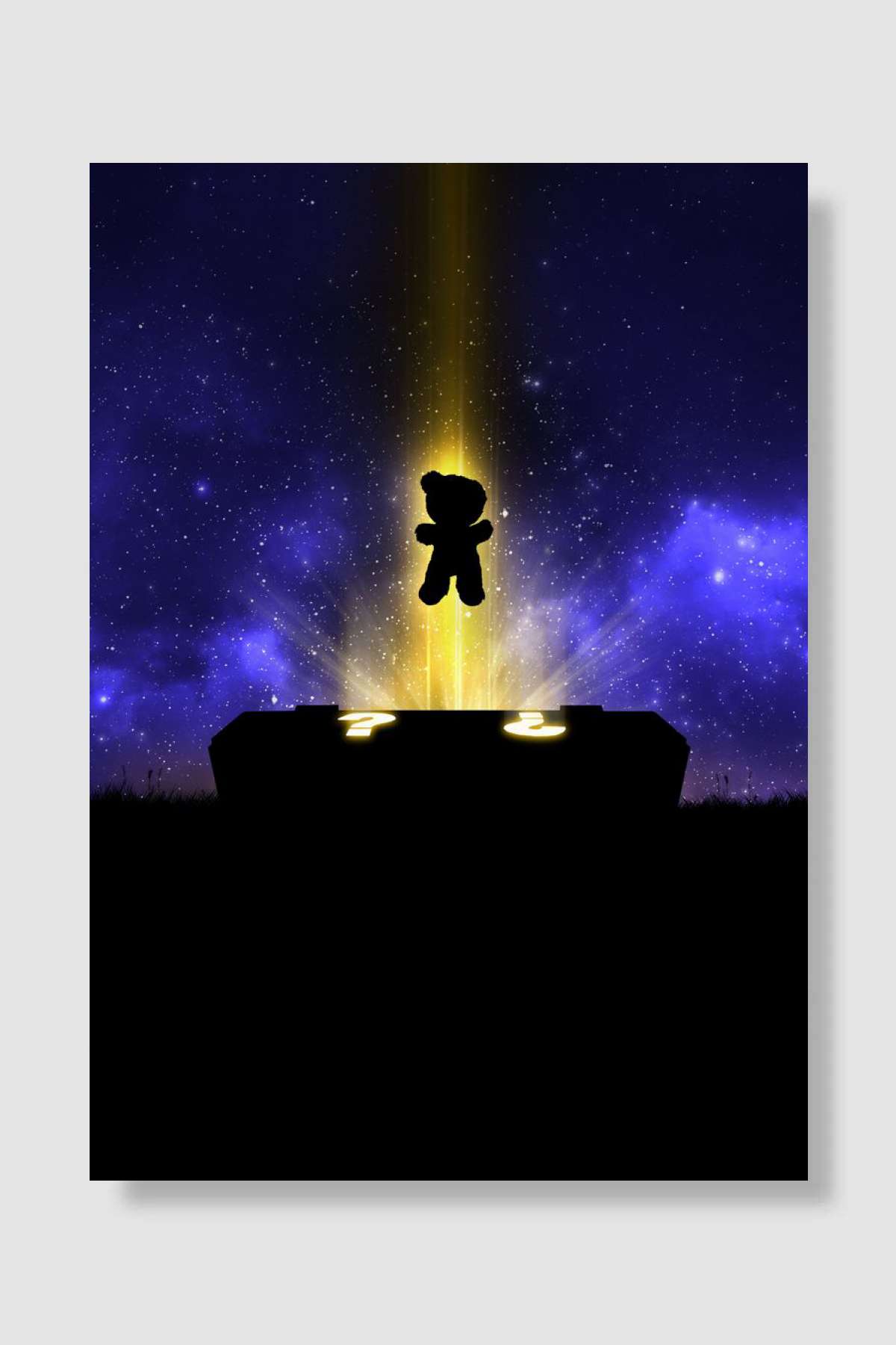 Teddy Bear Oyun Poster Çerçevesiz Yüksek Kalite Oyun Afiş Duvar Poster