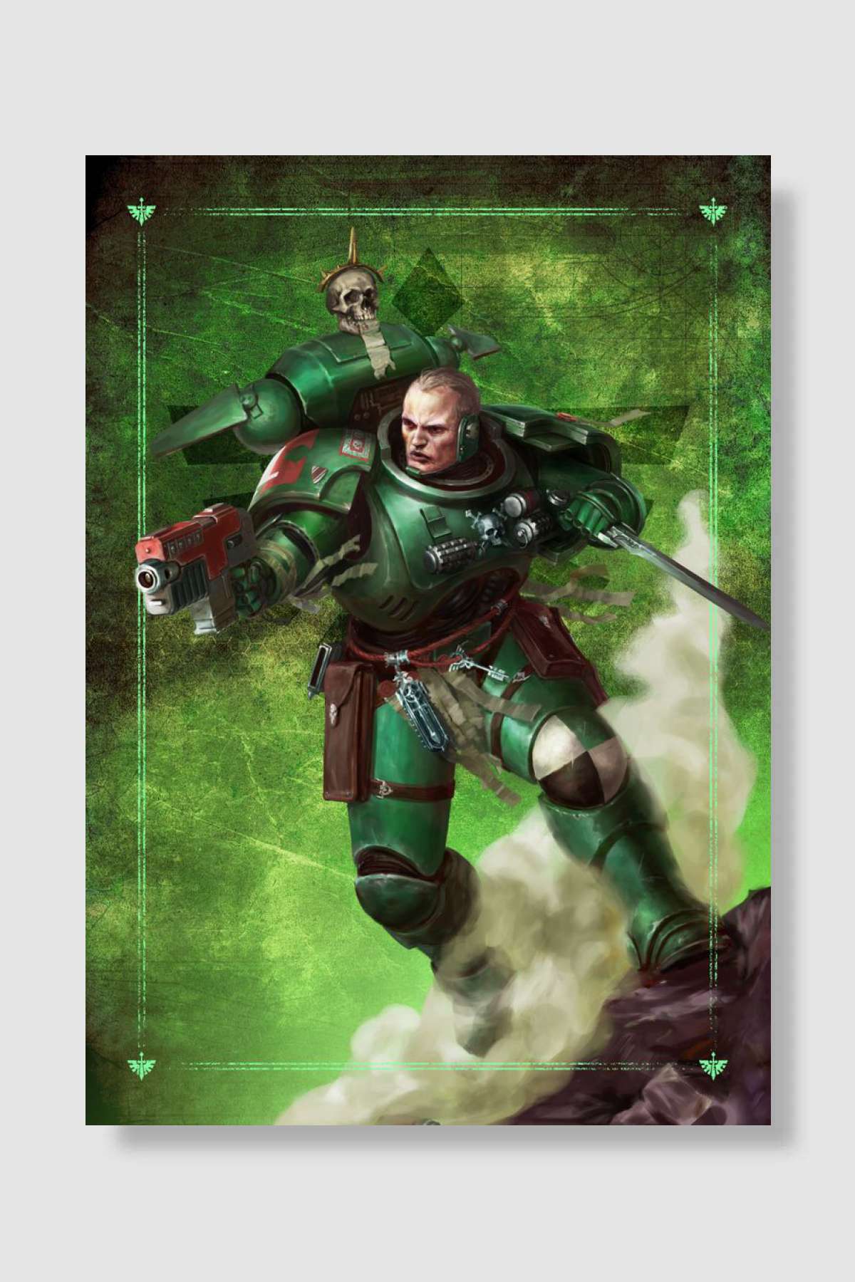 Dark Angels Reiver Oyun Poster Çerçevesiz Yüksek Kalite Oyun Afiş Duvar Poster