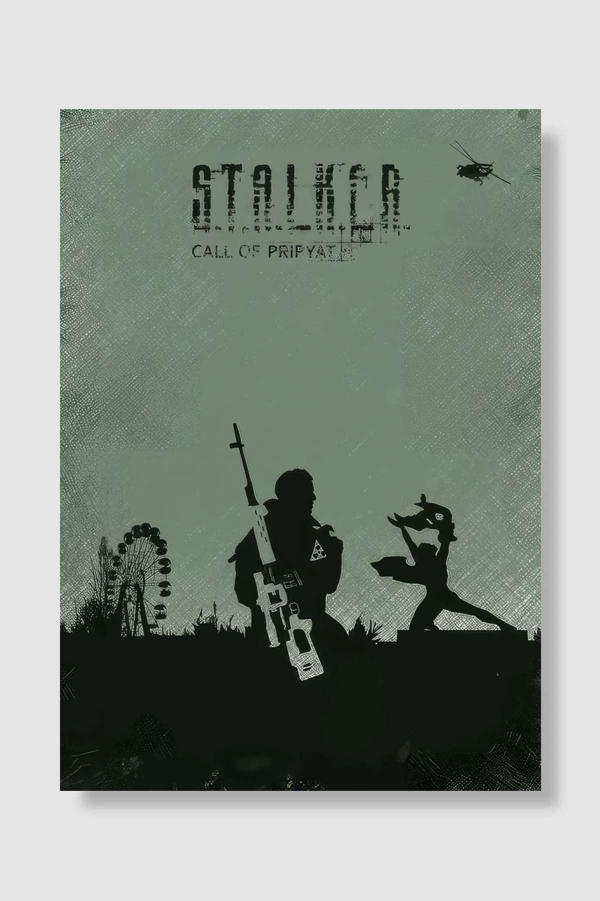 stalker Oyun Poster Çerçevesiz Yüksek Kalite Oyun Afiş Duvar Poster