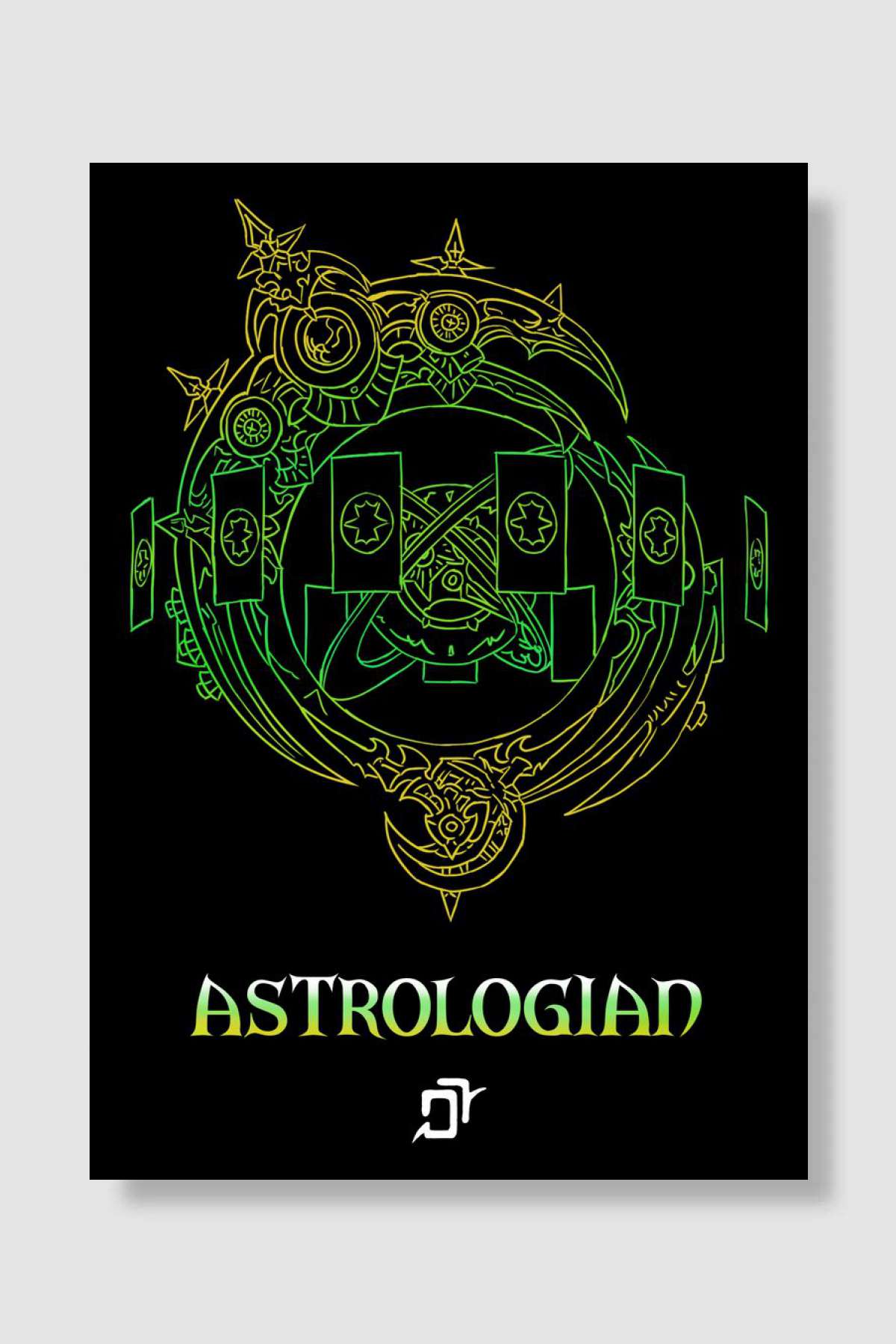 Astrologian Job FF14 Oyun Poster Çerçevesiz Yüksek Kalite Oyun Afiş Duvar Poster