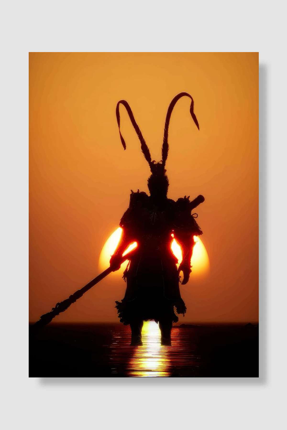 Black Myth Wukong Oyun Poster Çerçevesiz Yüksek Kalite Oyun Afiş Duvar Poster