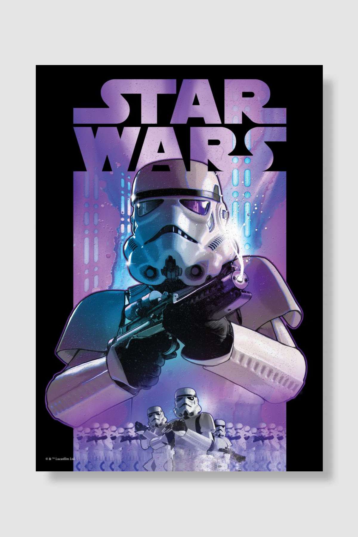 Stormtrooper Oyun Poster Çerçevesiz Yüksek Kalite Oyun Afiş Duvar Poster