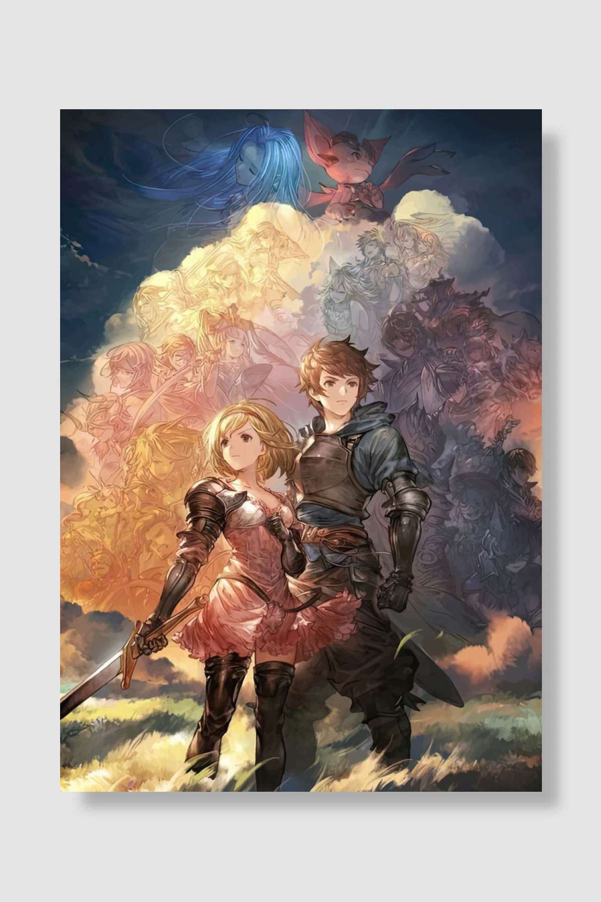 Grandblue Fantasy Oyun Poster Çerçevesiz Yüksek Kalite Oyun Afiş Duvar Poster