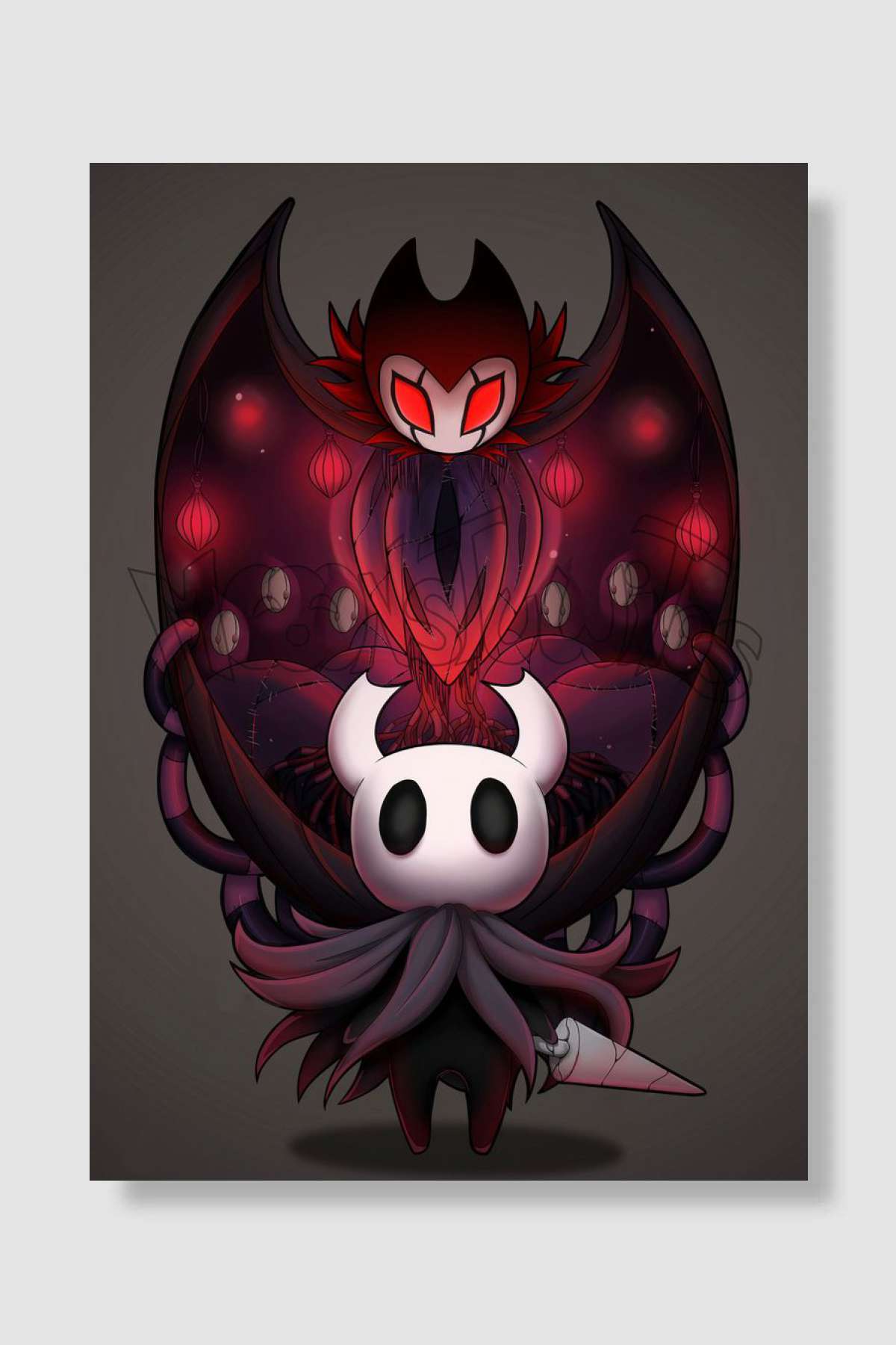 Hollow Knight Oyun Poster Çerçevesiz Yüksek Kalite Oyun Afiş Duvar Poster