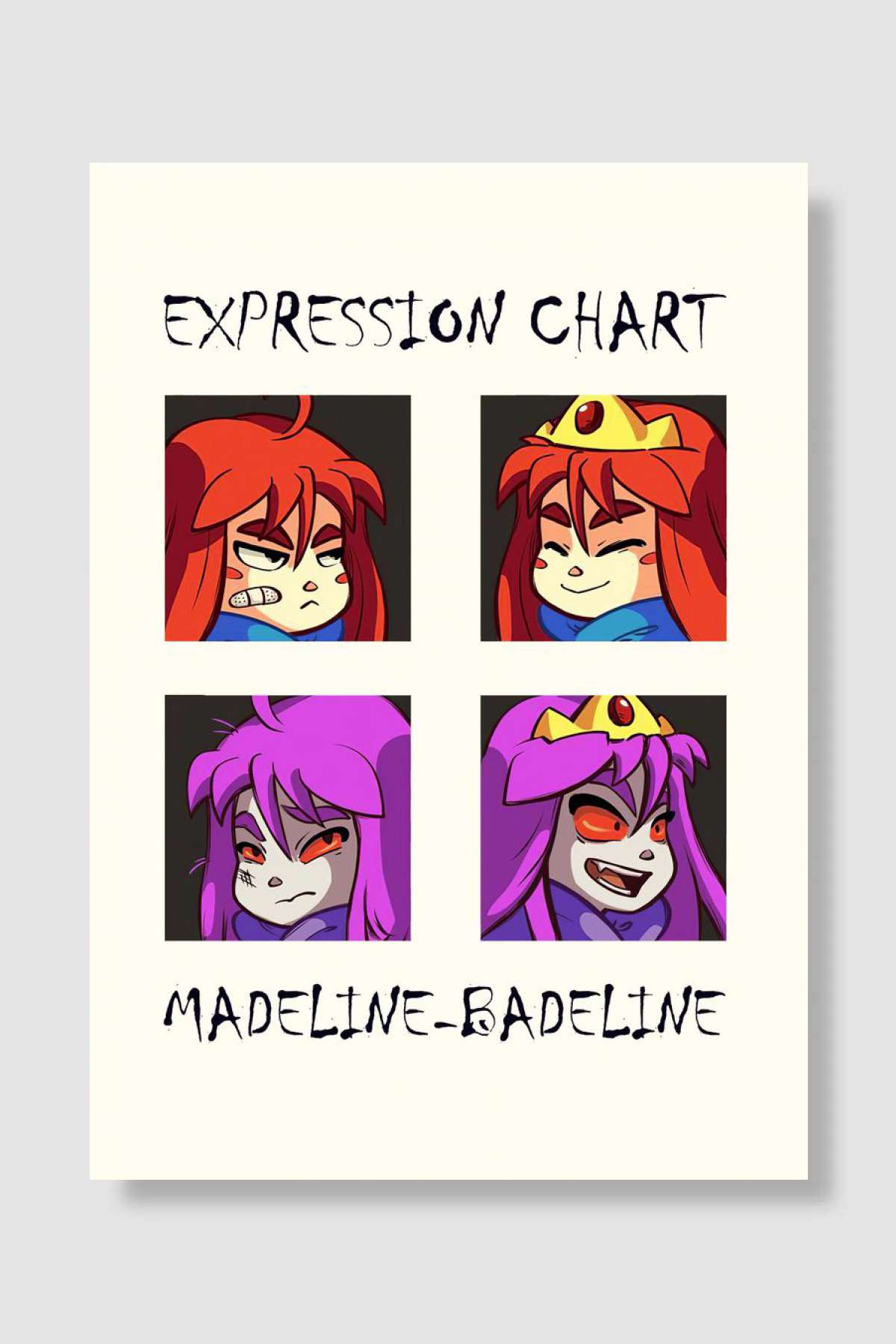 Celeste Game Expression Oyun Poster Çerçevesiz Yüksek Kalite Oyun Afiş Duvar Poster