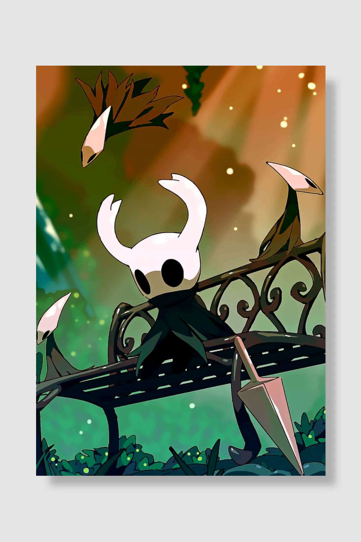 sad hollow knight Oyun Poster Çerçevesiz Yüksek Kalite Oyun Afiş Duvar Poster
