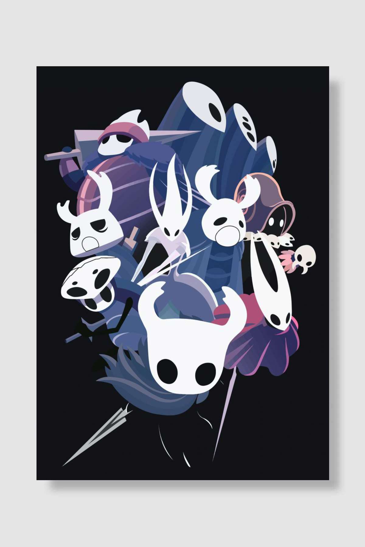 Hollow Knight Oyun Poster Çerçevesiz Yüksek Kalite Oyun Afiş Duvar Poster - En İyi Fiyatlarla