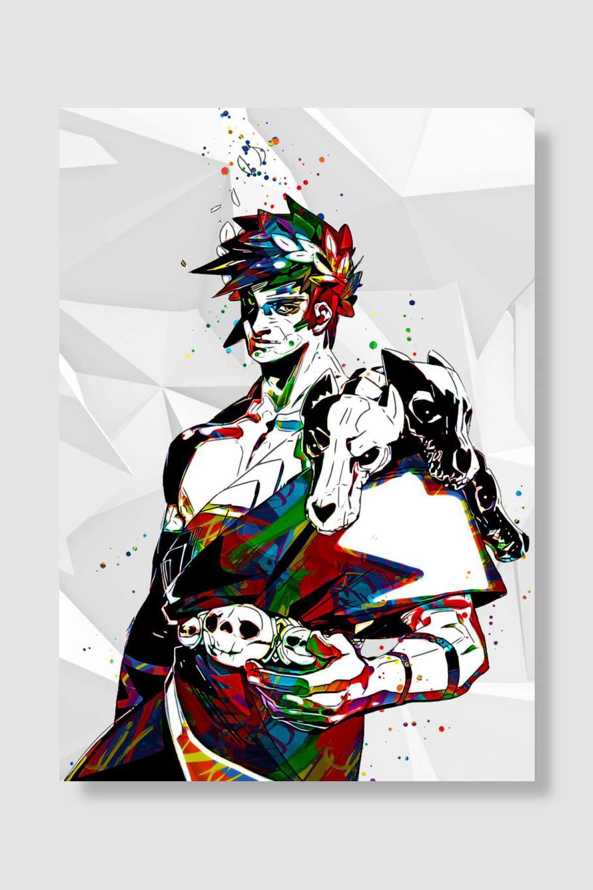 Zagreus Oyun Poster Çerçevesiz Yüksek Kalite Oyun Afiş Duvar Poster